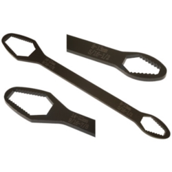 KLUCZ UNIWERSALNY PŁASKI OCZKOWY 260MM 8 - 22MM BLACK