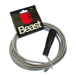 PRZETYKACZ RUR - SPIRALA KANALIZACYJNA - ŻMIJKA 6MMx5M ZINC PLATED