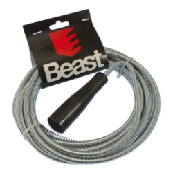 PRZETYKACZ RUR - SPIRALA KANALIZACYJNA - ŻMIJKA 8MMx5M ZINC PLATED