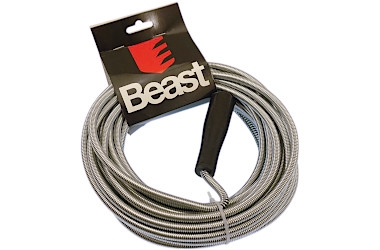 PRZETYKACZ RUR - SPIRALA KANALIZACYJNA - ŻMIJKA 8MMx10M ZINC PLATED