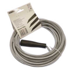 PRZETYKACZ RUR - SPIRALA KANALIZACYJNA - ŻMIJKA 8MMx10M ZINC PLATED