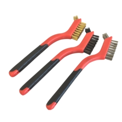 SZCZOTKI STAL MOSIĄDZ NYLON NYLON BRASS STEEL 180/40MM 3X