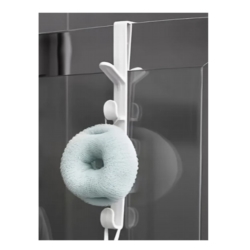 WIESZAK HACZYK NA DRZWI KABINĘ PRYSZNICOWĄ 2X 3.5CMx28CM