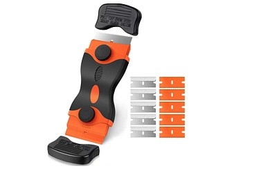 SKROBAK DO SZYB OKIEN LUSTER PŁYTY INDUKCYJNEJ 115MM, 5X METAL AND 5X PLASTIC BLADE