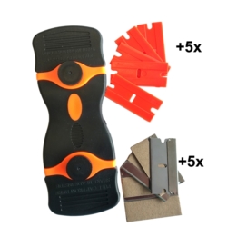 GRATTOIR POUR VITRES, MIROIRS ET PLAQUES A INDUCTI 