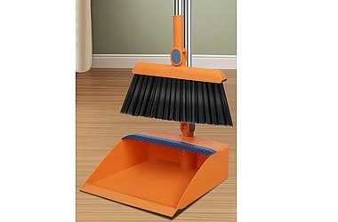 MIOTŁA I SZUFELKA DOMOWA GOSPODARCZA 116CMx28CM, 127CMx30CM GREY