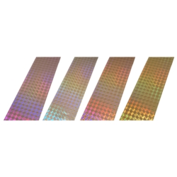 TAŚMA ODSTRASZAJĄCA PTAKI  WSTĄŻKA OZDOBNA 48MMx50M HOLOGRAPHIC TWO SIDED