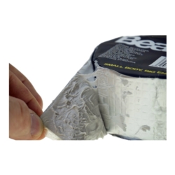 TAŚMA BUTYLOWA SREBRNA USZCZELNIAJĄCA WODOODPORNA 0,8MM x 50MM x 5M BUTYL WATERPROOF  SILVER UV