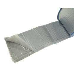 TAŚMA BUTYLOWA SREBRNA USZCZELNIAJĄCA WODOODPORNA 0,8MM x 50MM x 5M BUTYL WATERPROOF  SILVER UV