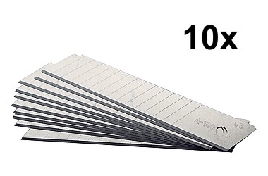 OSTRZA DO NOŻY DO TAPET 18MM 14 SEGMENTS 0,38MM 10X  NO EAN CODE