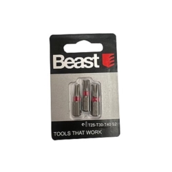 KOŃCÓWKI WKRĘTAKOWE BITY 3X T25-T30-T40 S2 STEEL